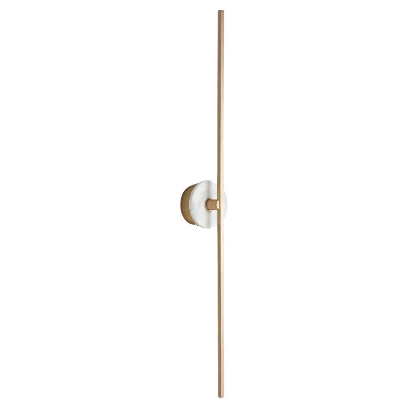Essential Grand Stick-Wandleuchter aus Alabaster