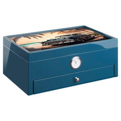Havana-inspired Powder Blue Humidor (Special Club Edition) by Morici