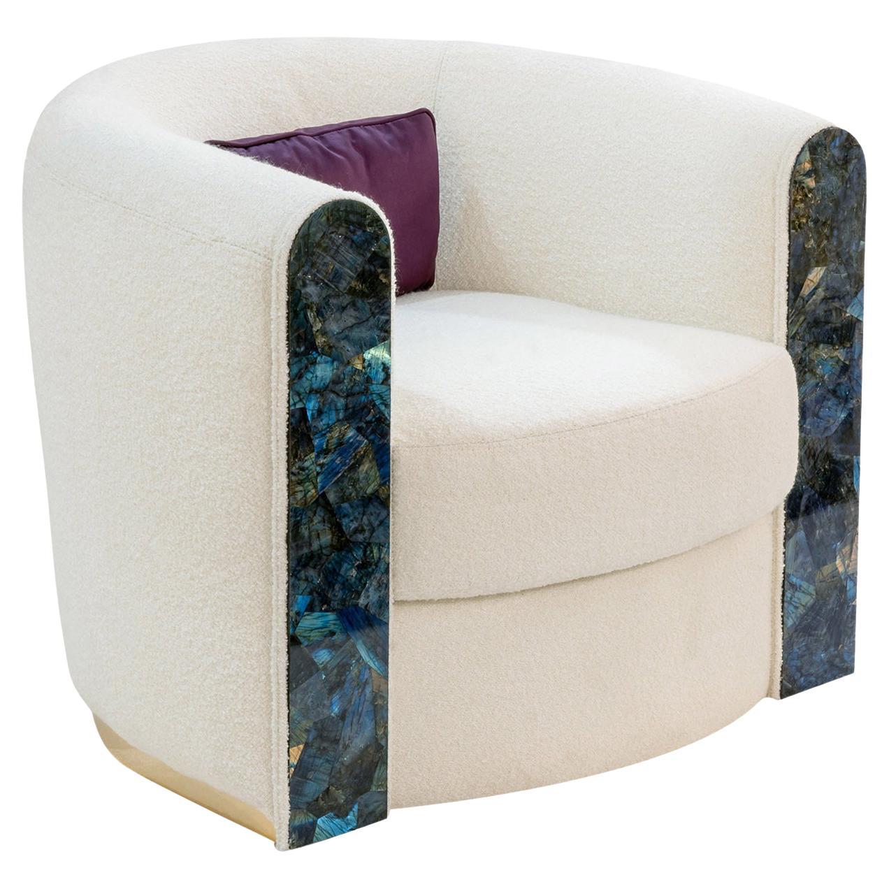 Labradorit-Sessel von CG Capelletti im Angebot