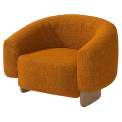 Betty Orange Bouclè Armchair
