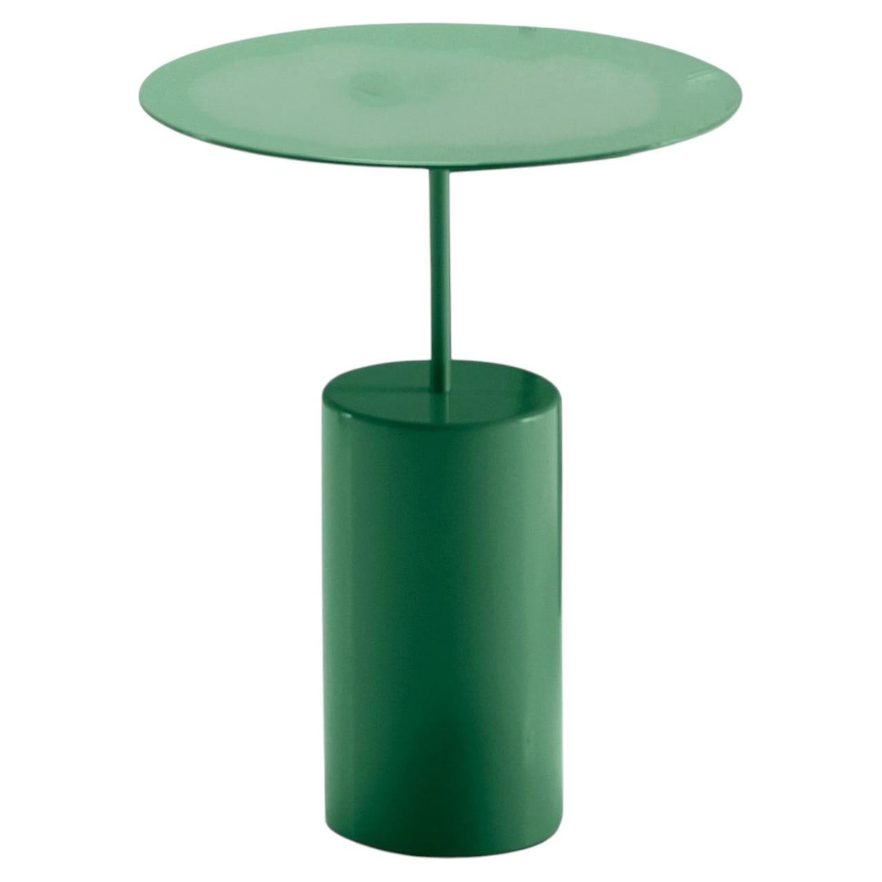 Cocktail Green Side Table by Angeletti Ruzza For Sale
