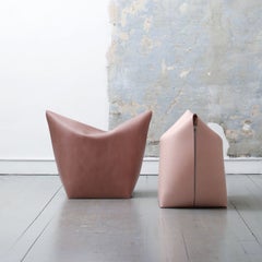 Light Pink Mao Pouf by Viola Tonucci