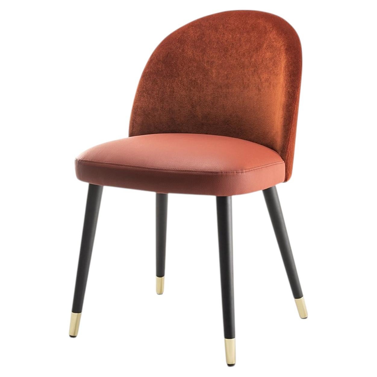 AES 892 Orange Chair von Claudio Perin – Tekhne-Kollektion im Angebot