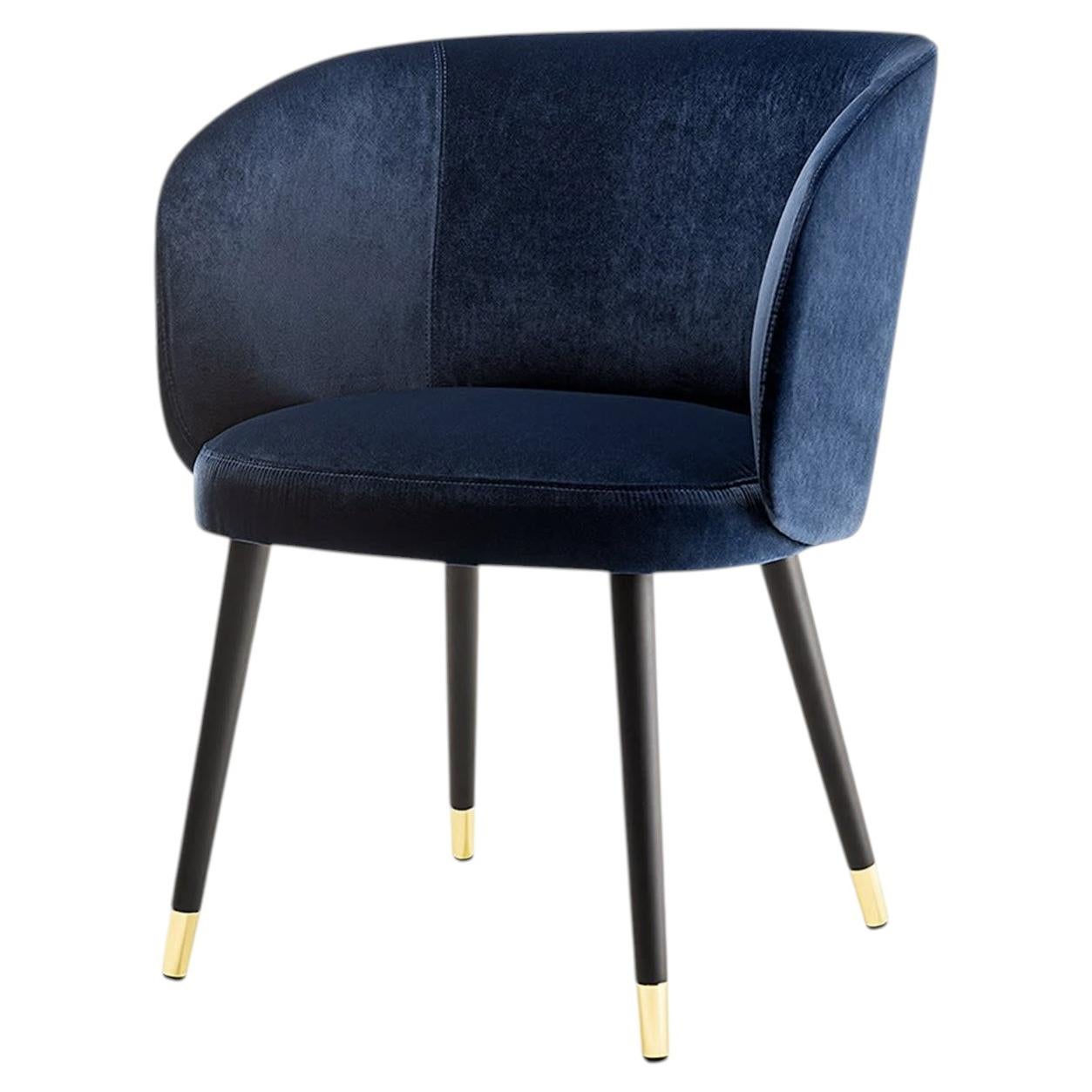 AES 897 Blue Armchair by Claudio Perin - Tekhne Collection