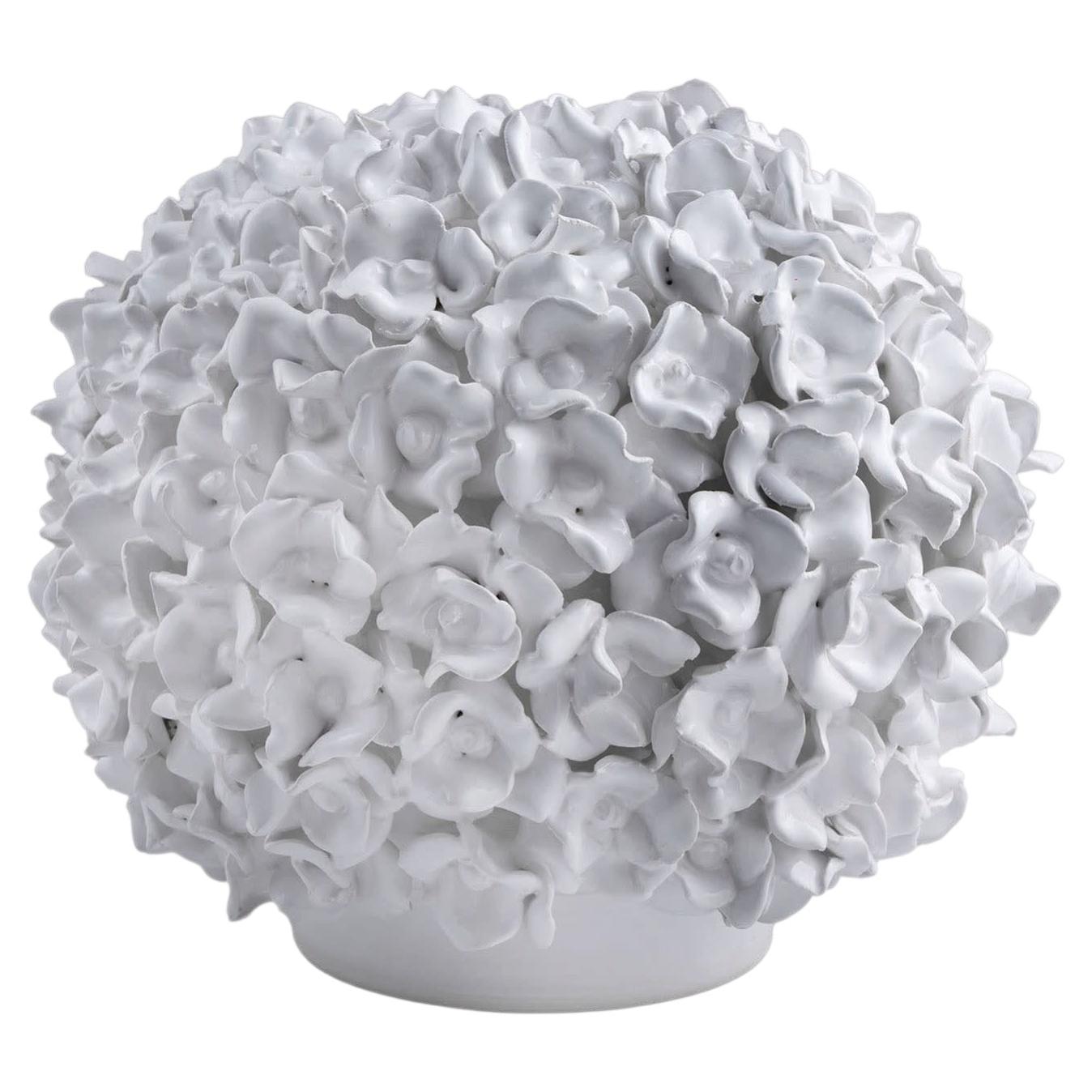 La Rosa White Centerpiece For Sale