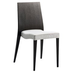 Ciak Black and White Chair by Umberto Bertoni