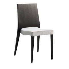 Ciak Black and White Chair by Umberto Bertoni