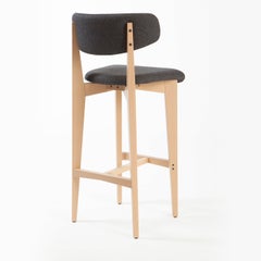Ksenia Gray Bar Stool by Massimo Iosa Ghini