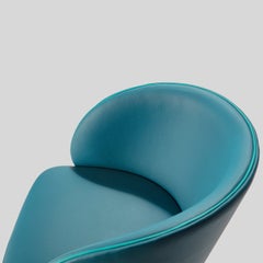 Kyoto Light Blue Bar Stool by Balutto Associati