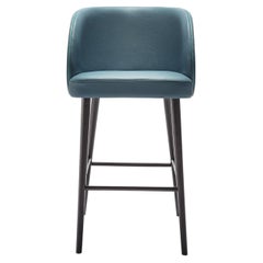 Kyoto Light Blue Bar Stool by Balutto Associati