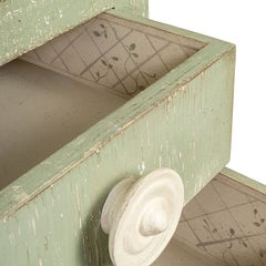 Ferrovia Cupboard Green Dresser With Magnolia