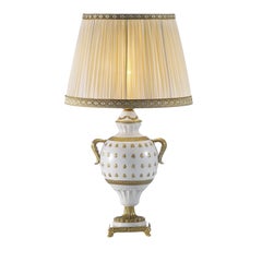 Queen Bee Gold and White Table Lamp