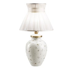 Butterfly Medium Classic-Style White Table Lamp
