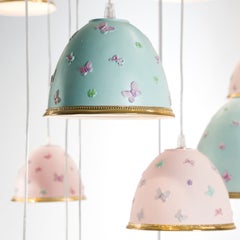 Butterfly 12-Light Multicolor Chandelier