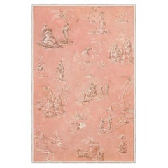 Bellini « Pink Bamboo » avec panneau à motifs chinoiserie
