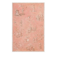 Bellini « Pink Bamboo » avec panneau à motifs chinoiserie
