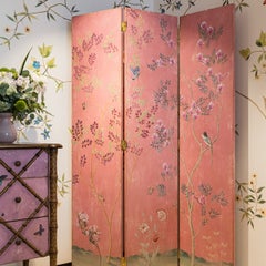 Otello Folding Screen with Floral Motifs