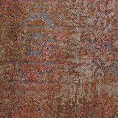 Damask Mood Rug in Bamboo and Cotton