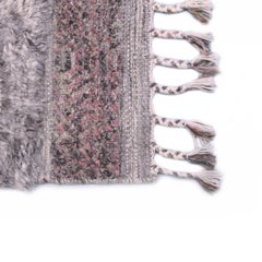 DUN 6096 Gray and Pink Carpet