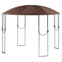Gazebo «Corda Circular Corteccia» de hierro, de Zanellato&Bortotto