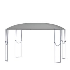 Gazebo rectangular de hierro «Corda Rugiada» de Zanellato&Bortotto