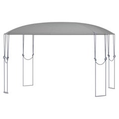 Gazebo rectangular de hierro «Corda Rugiada» de Zanellato&Bortotto