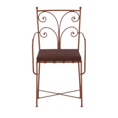 Acanta Iron Chair With Armrests