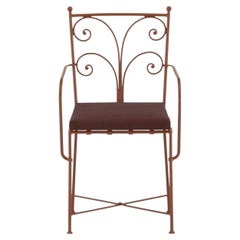 Acanta Iron Chair With Armrests