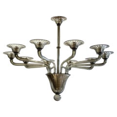 Moderno Smoky Glass Chandelier