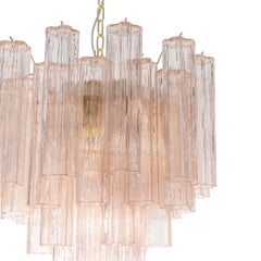 Annalisa Rosa Pink Glass Chandelier