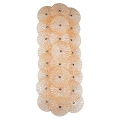 Kim Vertical Glass Wall Light Sconce