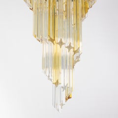 Era Small Bicolor Spiral Chandelier