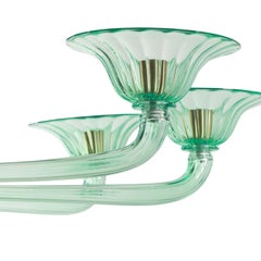 Lampadario in vetro verde “Verde Moderno”