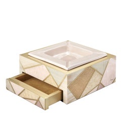 Tellux Riviera Pink wood Ashtray