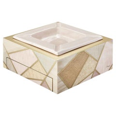 Tellux Riviera Pink wood Ashtray