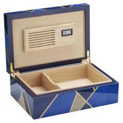 Boîte à cigares Tellux SC1 « Mediterraneo Blue Wood »
