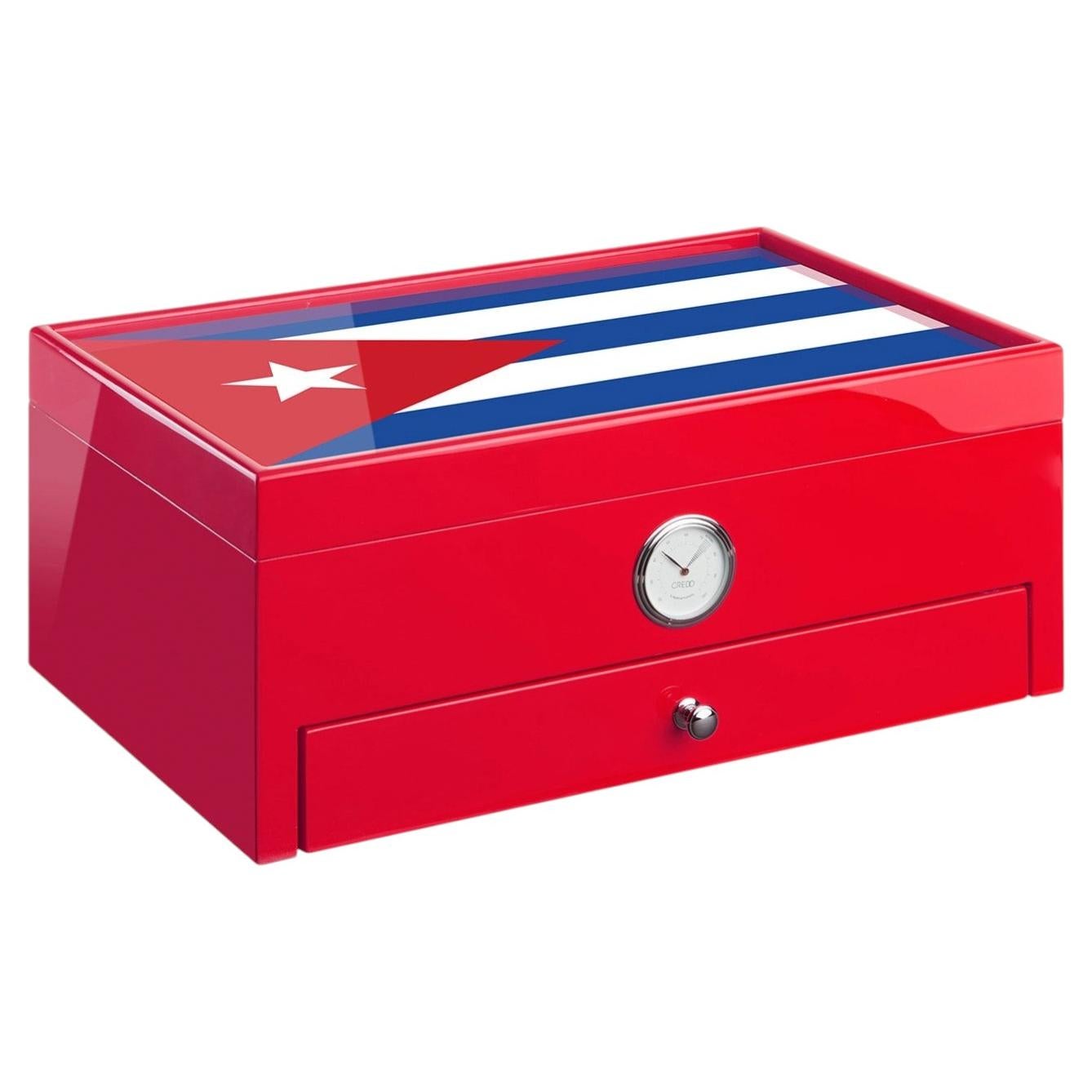 Cuba-inspired Red Humidor (Special Club Edition)