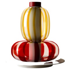 Playground Two-Component Glass Sculptural Table Lamp