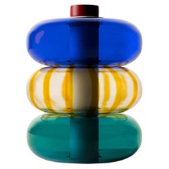 Lámpara de mesa «Playground» de cristal multicolor de tres componentes n.º 2