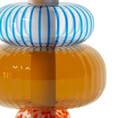 „Playground Glass“ mit Marmorsockel – 3-teilige Vase Nr. 2