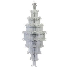 Felci V205 Vertical Glass Chandelier