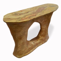 Mesa consola Thea Gold