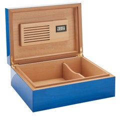 Roma Large Blue Cigar Box