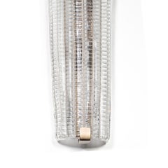 2er-Set „Astoria“ Wandleuchten aus transparentem Glas