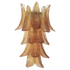 Felci Amber Glass Wall Lamp