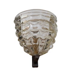 Shell Transparent Glass Wall Lamp