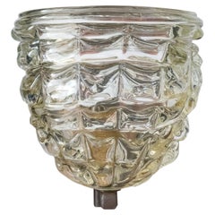 Shell Transparent Glass Wall Lamp