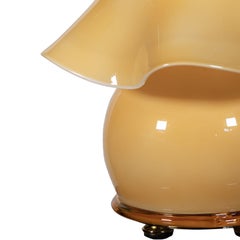 Frou Frou Amber Glass Table Lamp