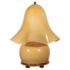 Frou Frou Amber Glass Table Lamp