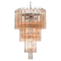 Melba Pink Glass Chandelier